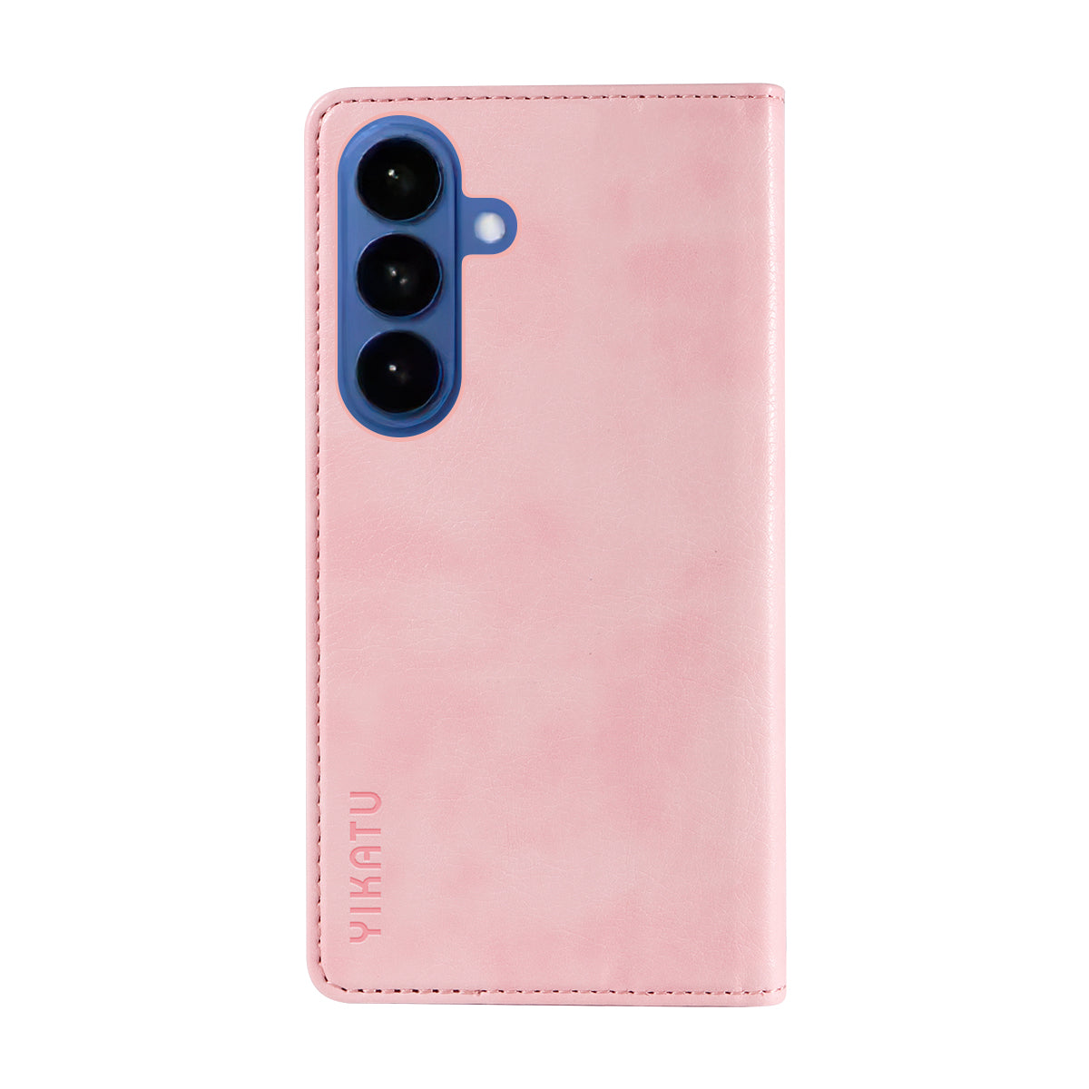 For-Samsung-Galaxy-S26-/-S26-Pro-Wallet-Case-YIKATU-YK-006-Magnetic-Closure-Leather-Phone-Cover-Litchi-Texture-Pink