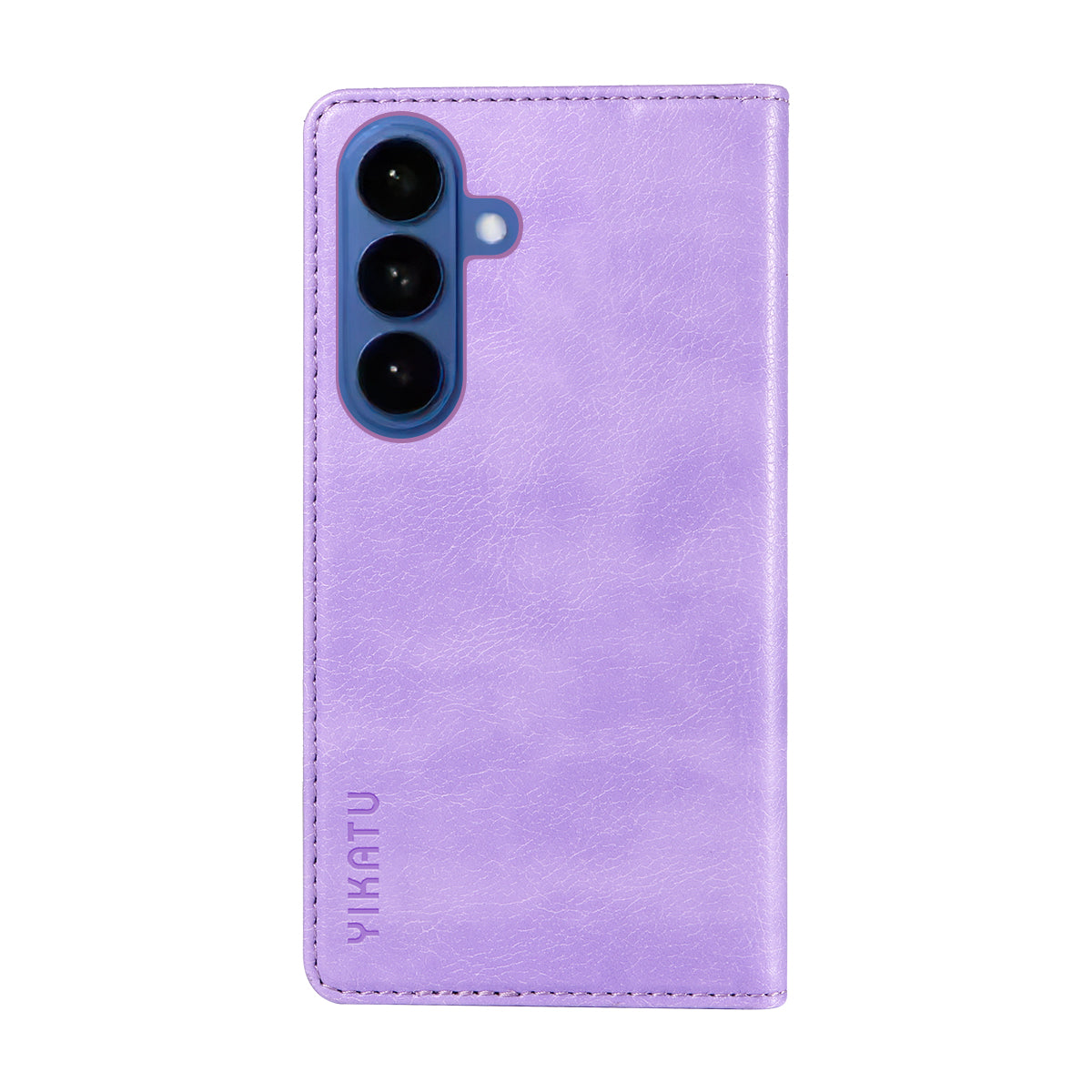 For-Samsung-Galaxy-S26-/-S26-Pro-Wallet-Case-YIKATU-YK-006-Magnetic-Closure-Leather-Phone-Cover-Litchi-Texture-Purple