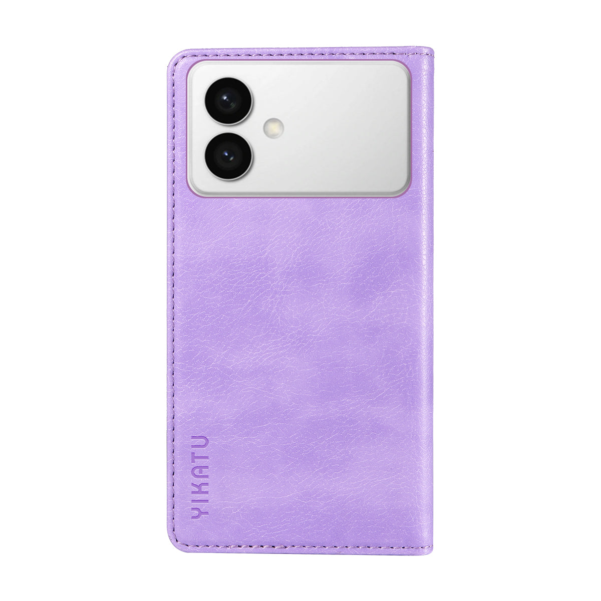 For-Samsung-Galaxy-S26-Edge-Wallet-Case-YIKATU-YK-006-Magnetic-Closure-Leather-Phone-Cover-Litchi-Texture-Purple