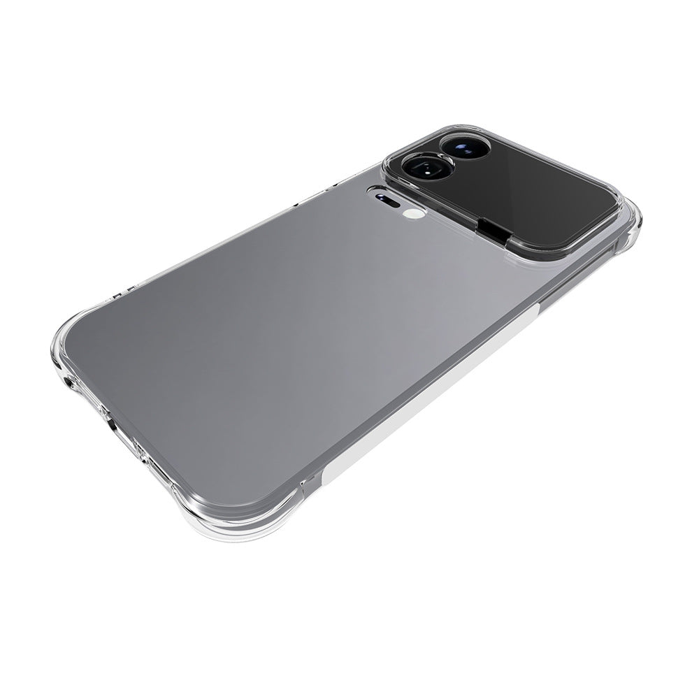 For Xiaomi 17 Pro Max Clear TPU Case WANLONFENG TM Series 2.0mm Phone Back Cover - Transparent