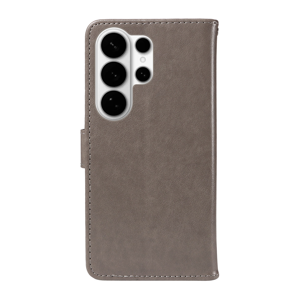 For-Samsung-Galaxy-S26-Ultra-Leather-Wallet-Case-Cat-Bee-Pattern-Phone-Cover-Stand-Grey