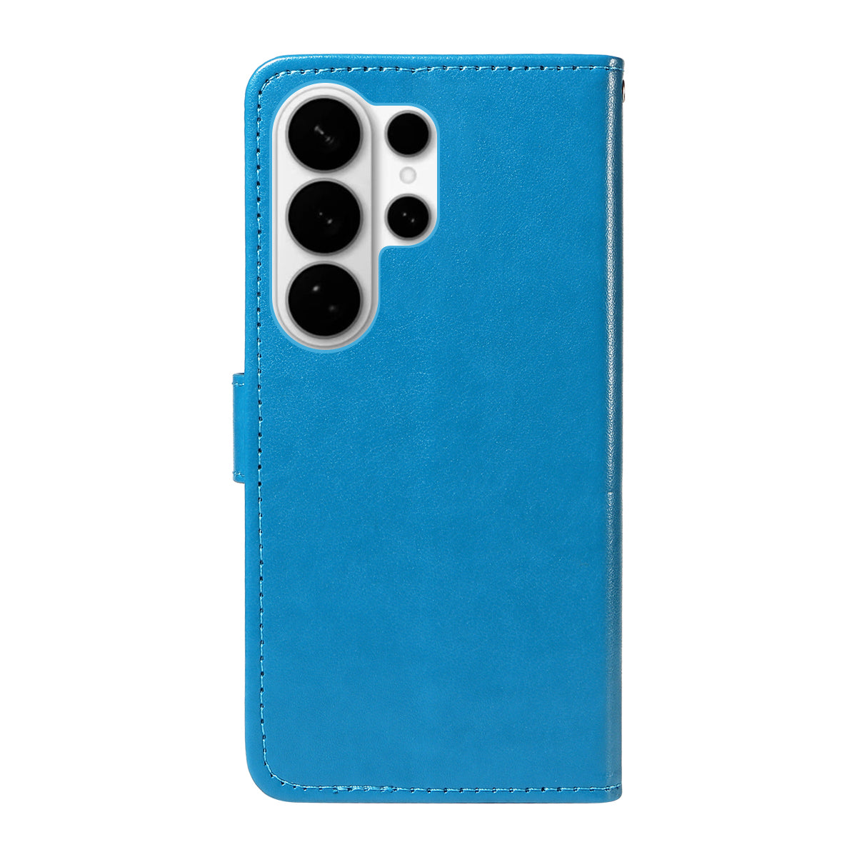 For-Samsung-Galaxy-S26-Ultra-Leather-Wallet-Case-Cat-Bee-Pattern-Phone-Cover-Stand-Blue