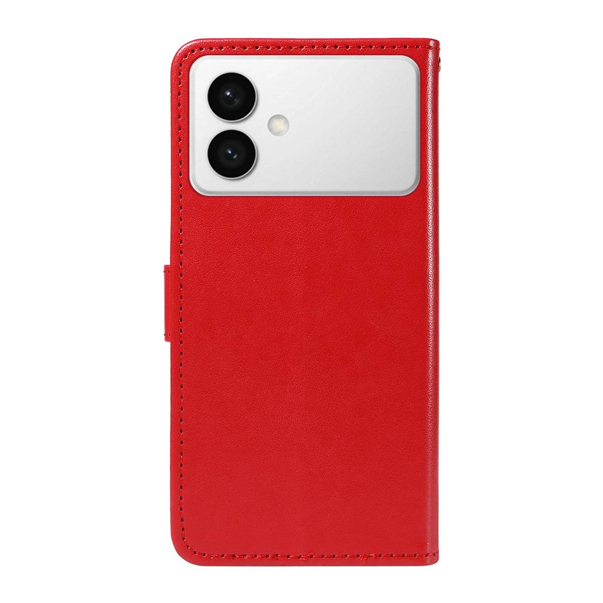 For-Samsung-Galaxy-S26-Edge-Leather-Wallet-Case-Cat-Bee-Pattern-Phone-Cover-Stand-Red