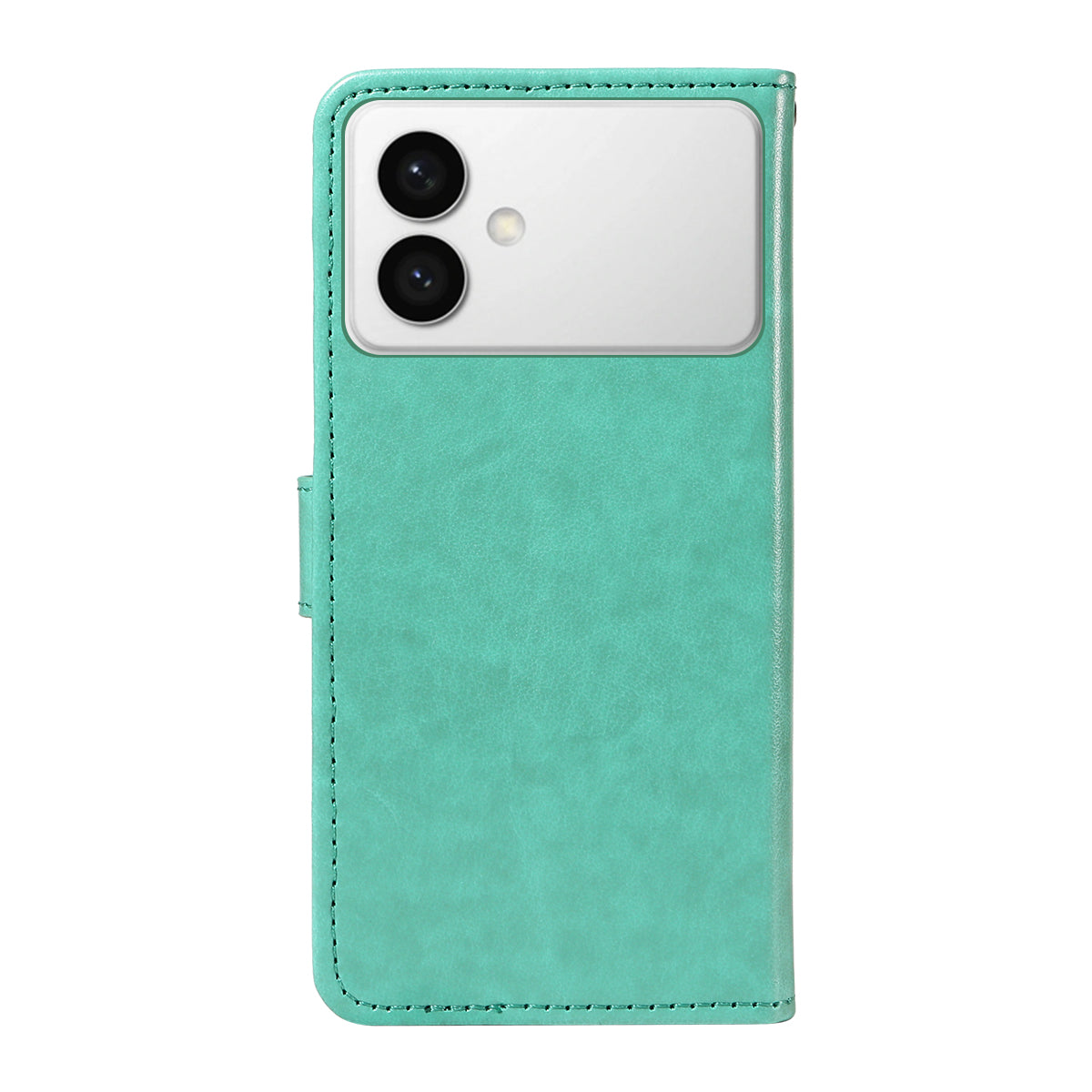 For-Samsung-Galaxy-S26-Edge-Leather-Wallet-Case-Cat-Bee-Pattern-Phone-Cover-Stand-Green