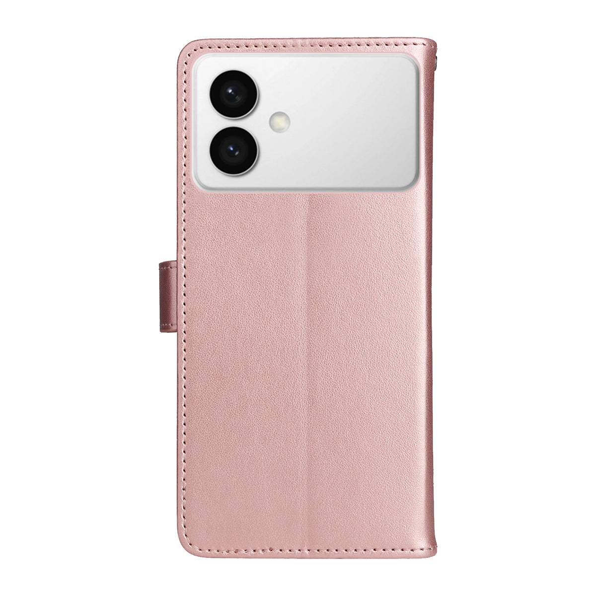 For-Samsung-Galaxy-S26-Edge-Leather-Wallet-Case-Cat-Bee-Pattern-Phone-Cover-Stand-Rose-Gold