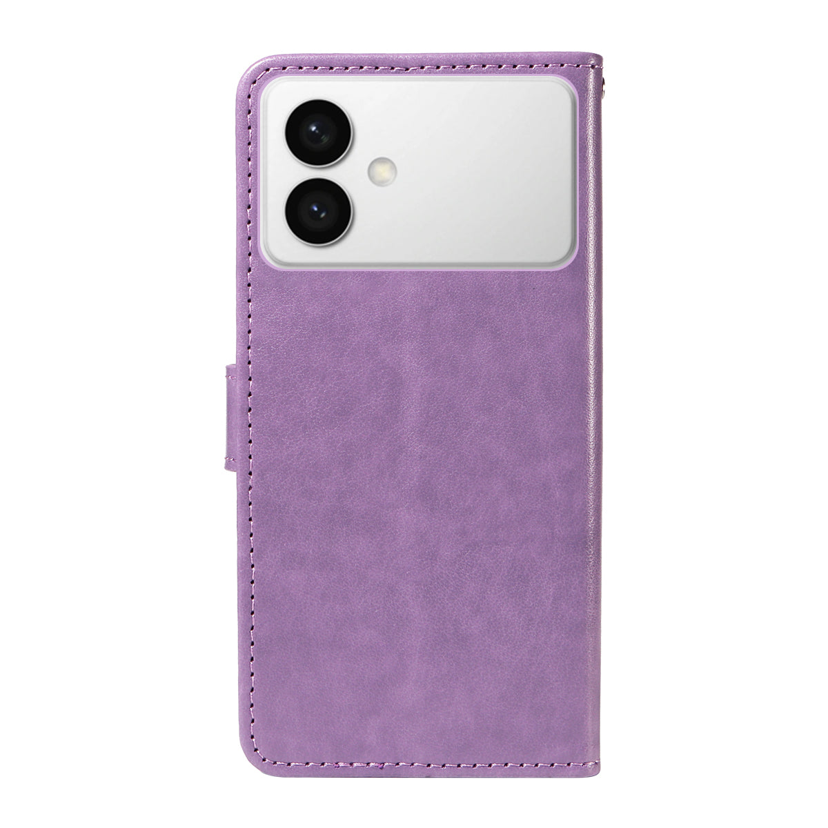 For-Samsung-Galaxy-S26-Edge-Leather-Wallet-Case-Cat-Bee-Pattern-Phone-Cover-Stand-Purple
