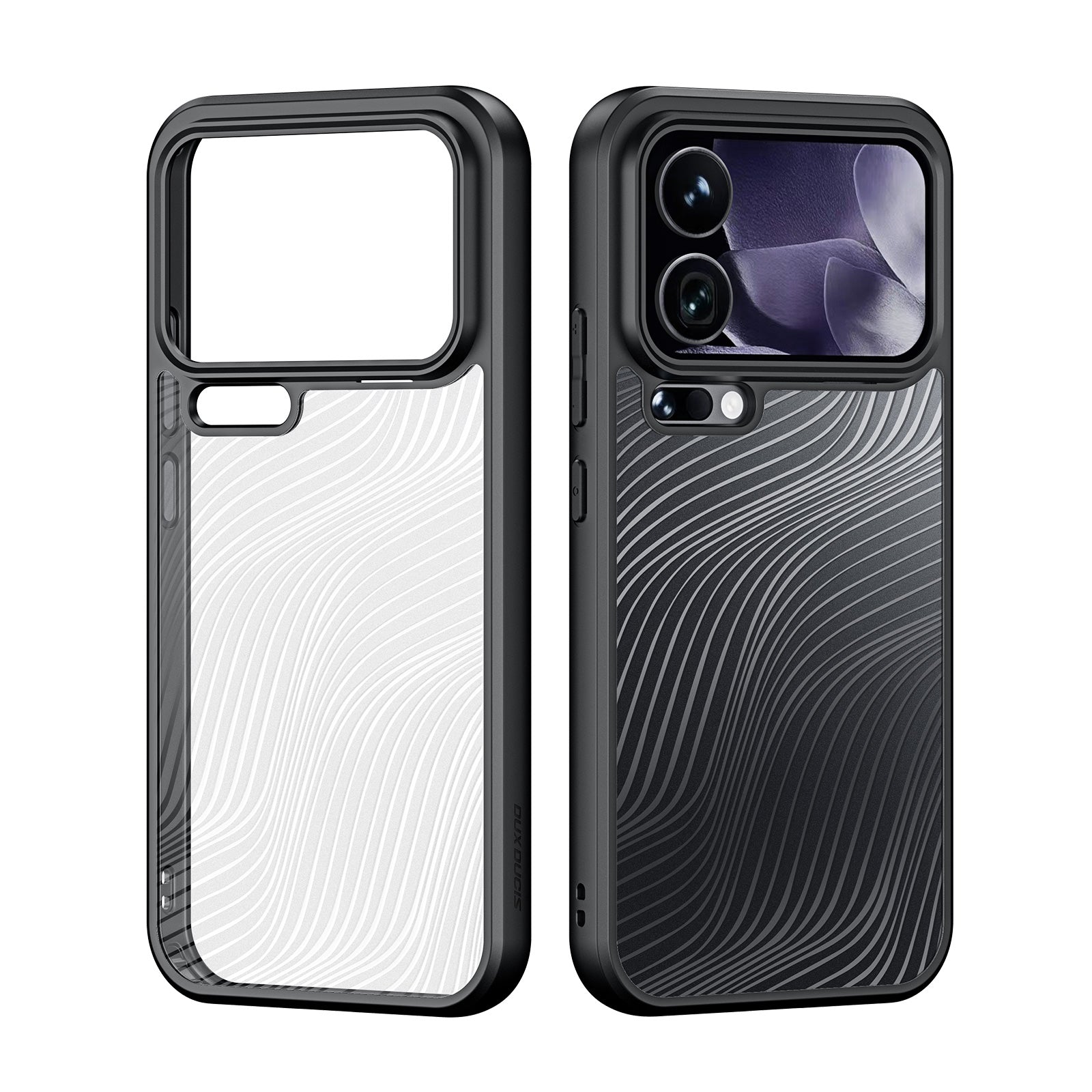 For Xiaomi 17 Pro Max Case DUX DUCIS Aimo Series TPU+PC Matte Drop-proof Phone Cover (REACH Certification) - Black