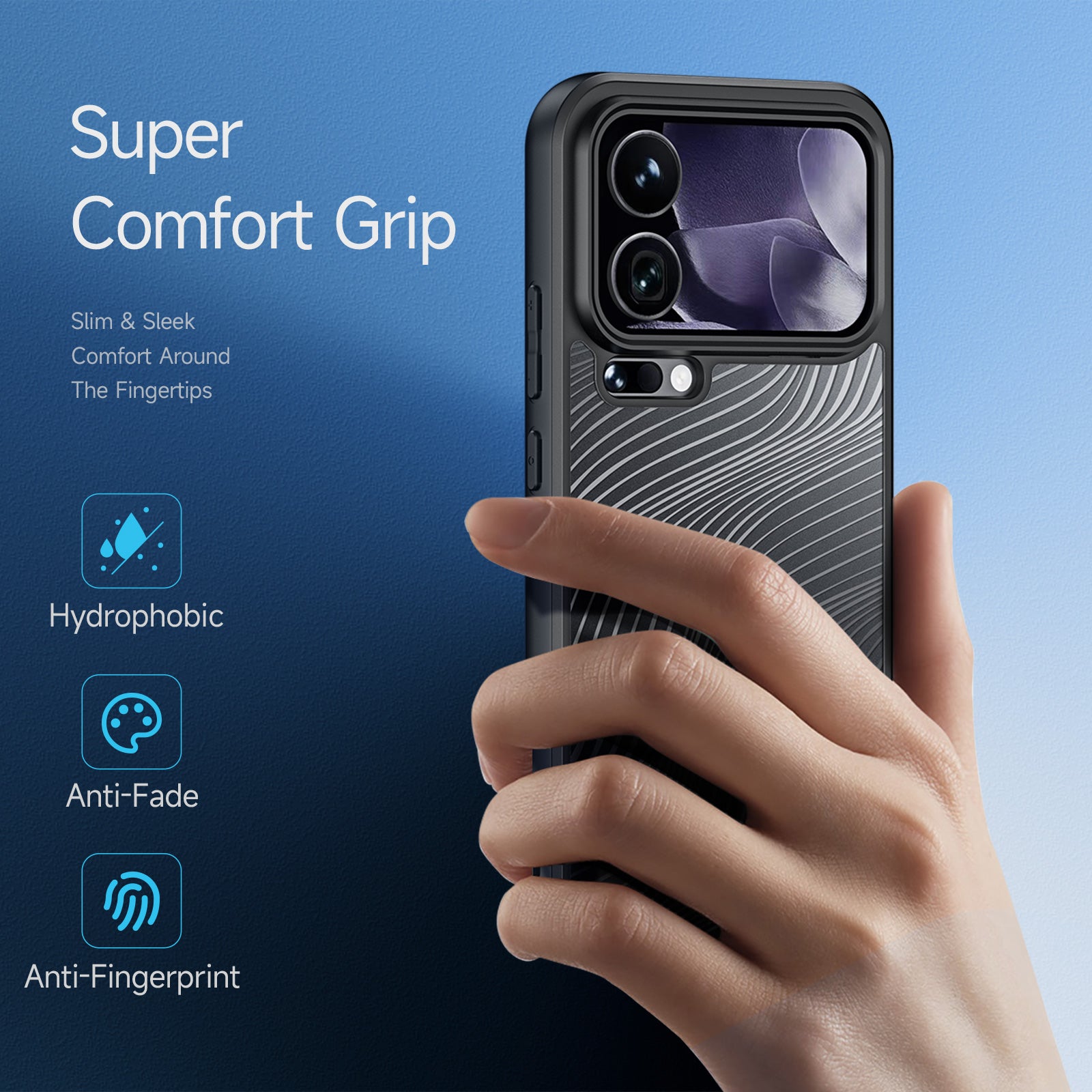 For Xiaomi 17 Pro Max Case DUX DUCIS Aimo Series TPU+PC Matte Drop-proof Phone Cover (REACH Certification) - Black