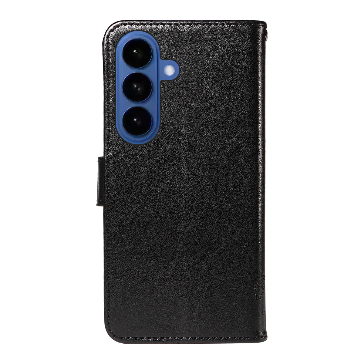 For-Samsung-Galaxy-S26-/-S26-Pro-Phone-Case-with-Stand-Cat-Tree-Pattern-Leather-Wallet-Mobile-Cover-Black