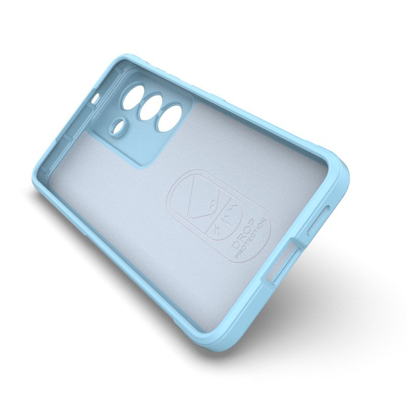 For-Samsung-Galaxy-S26-/-S26-Pro-TPU-Case-WANLONFENG-HD-Series-Anti-Slip-Phone-Cover-with-Tempered-Glass-Baby-Blue