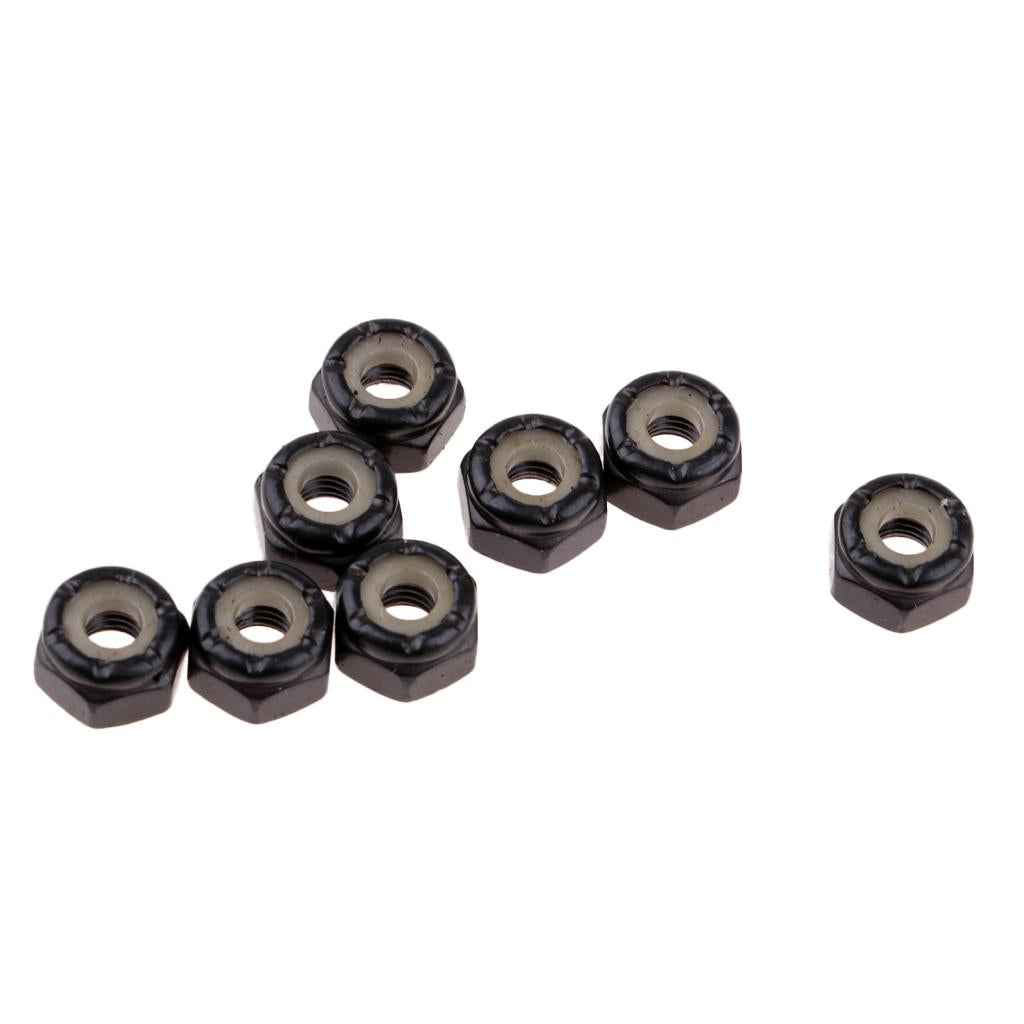 8 Pieces Skateboard Longboard Mounting Bolts Screws Nuts Hardware Set 35mm