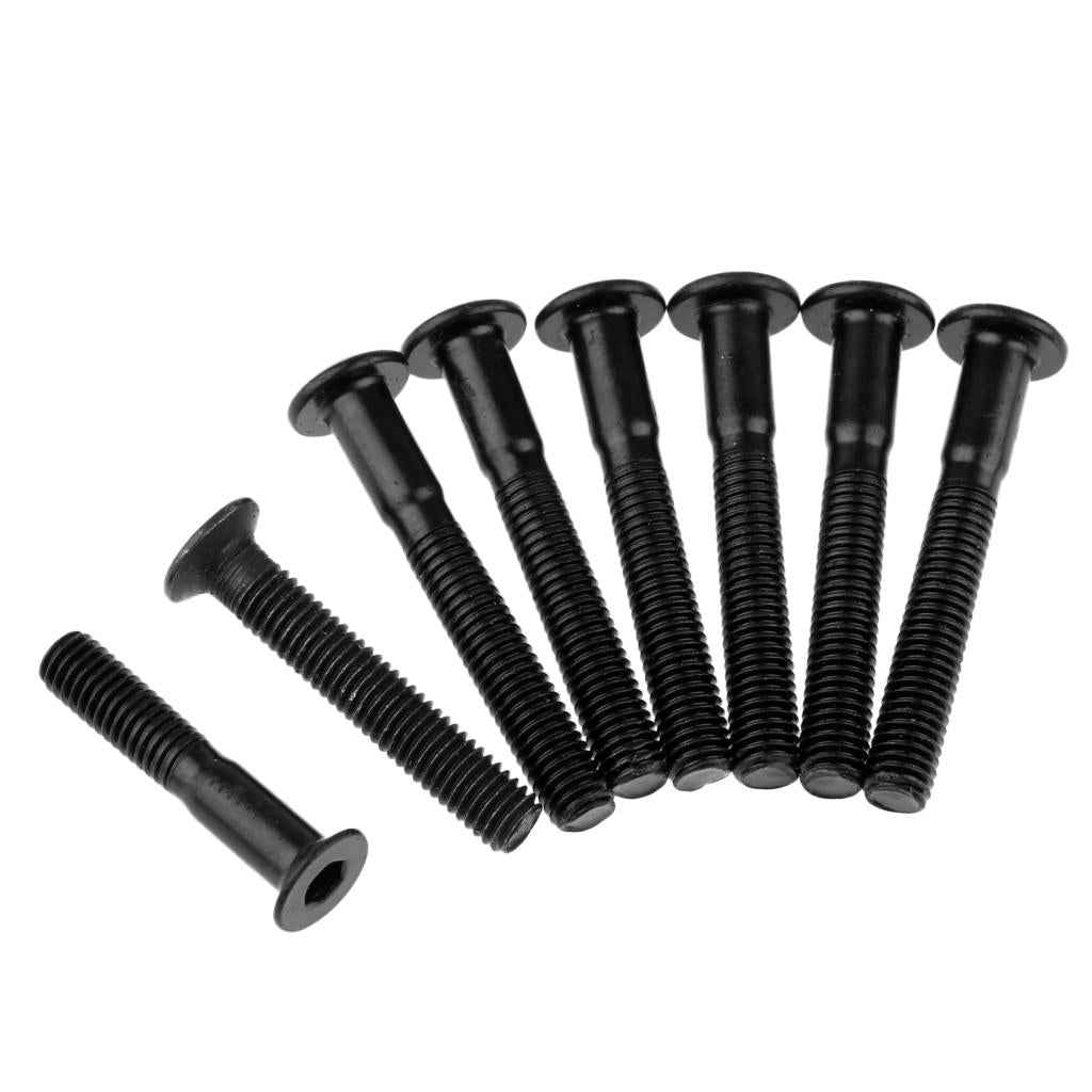 8 Pieces Skateboard Longboard Mounting Bolts Screws Nuts Hardware Set 35mm