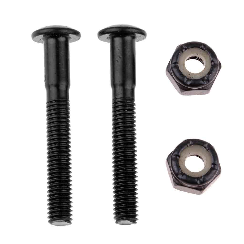 8 Pieces Skateboard Longboard Mounting Bolts Screws Nuts Hardware Set 35mm