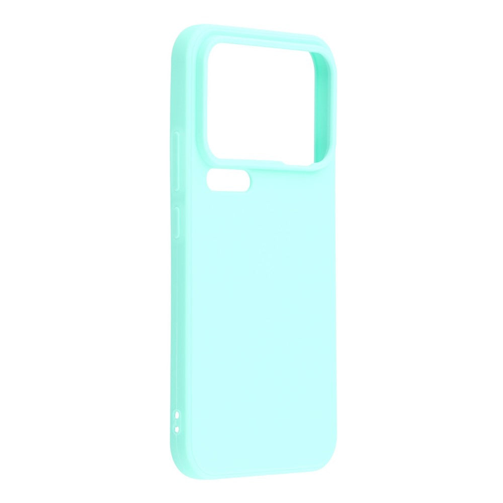 For Xiaomi 17 Pro Max Case Precise Cutouts Straight Edge TPU Shockproof Phone Cover - Baby Blue