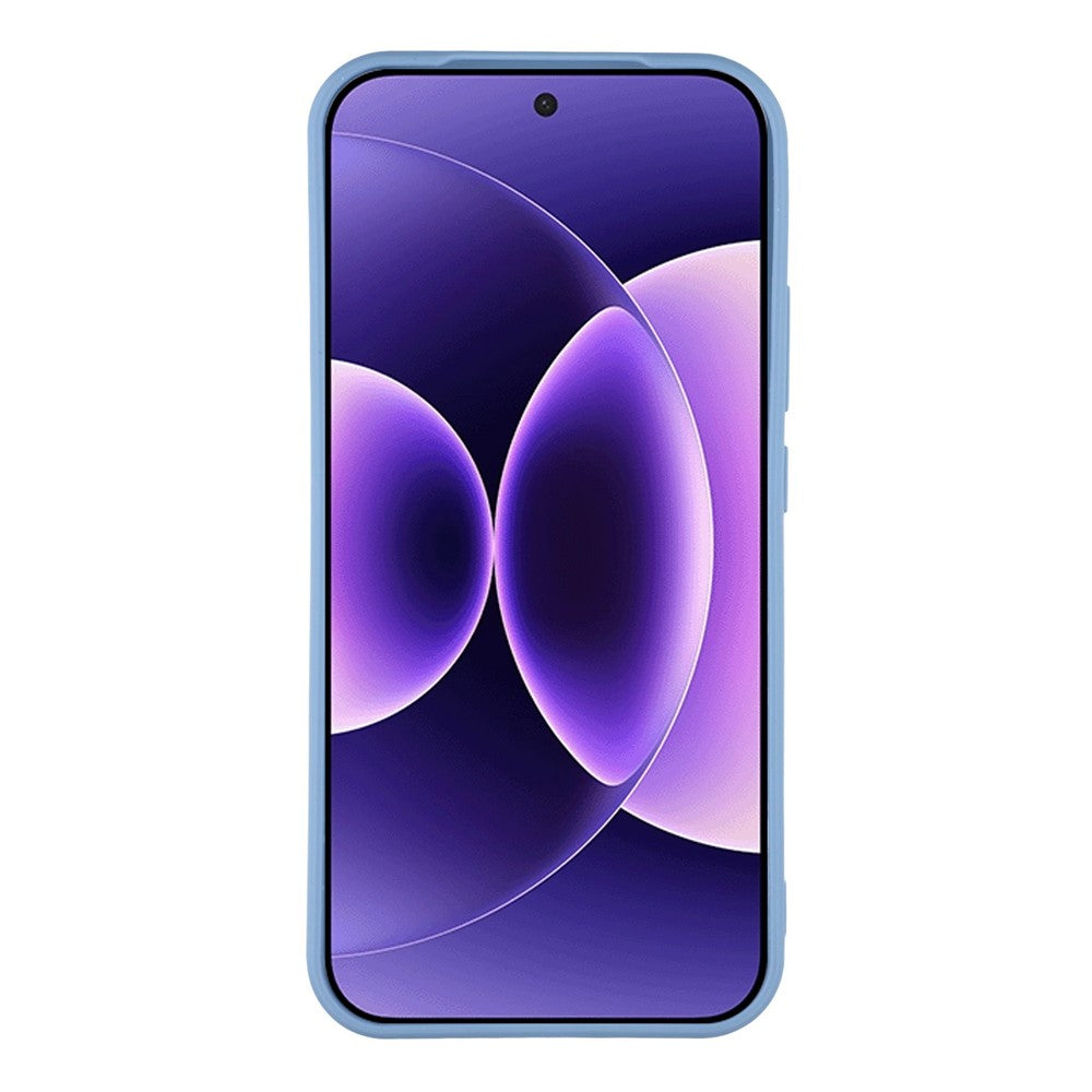 For Xiaomi 17 Pro Max Case Precise Cutouts Straight Edge TPU Shockproof Phone Cover - Lavender Grey