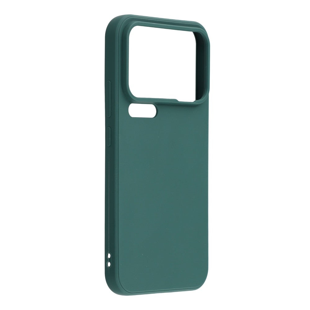 For Xiaomi 17 Pro Max Case Precise Cutouts Straight Edge TPU Shockproof Phone Cover - Army Green