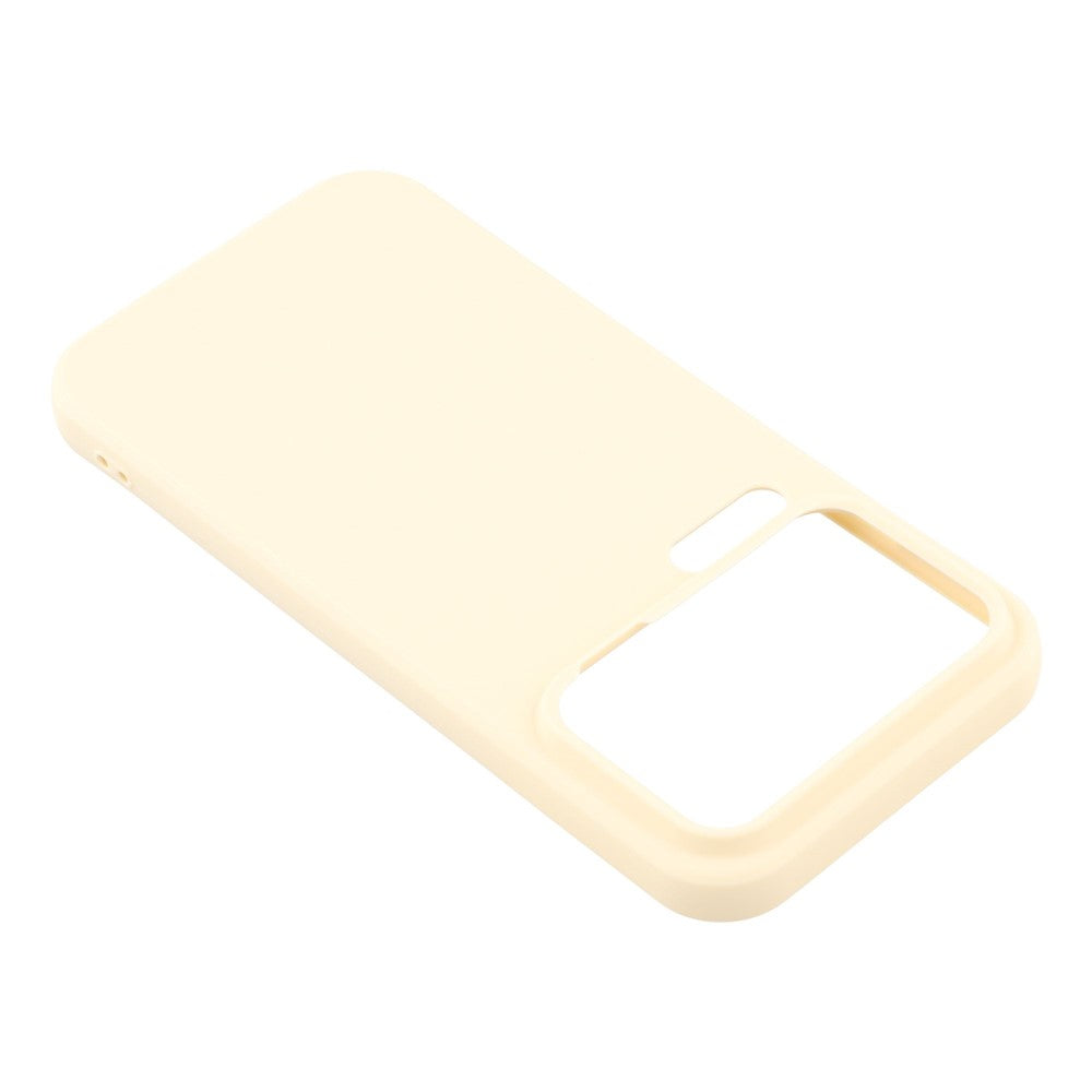 For Xiaomi 17 Pro Max Case Precise Cutouts Straight Edge TPU Shockproof Phone Cover - White