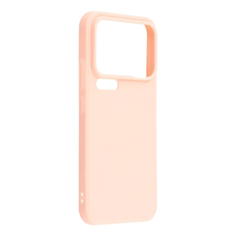 For Xiaomi 17 Pro Max Case Precise Cutouts Straight Edge TPU Shockproof Phone Cover - Pink