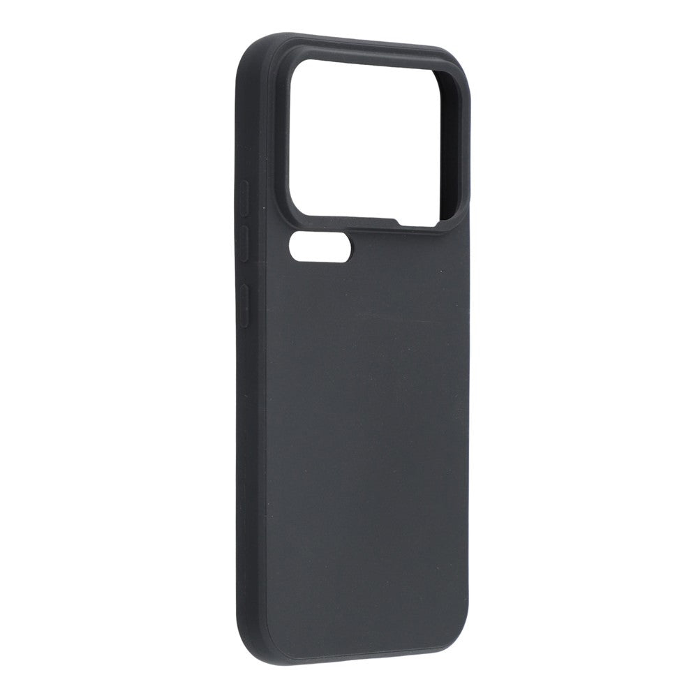 For Xiaomi 17 Pro Max Case Precise Cutouts Straight Edge TPU Shockproof Phone Cover - Black