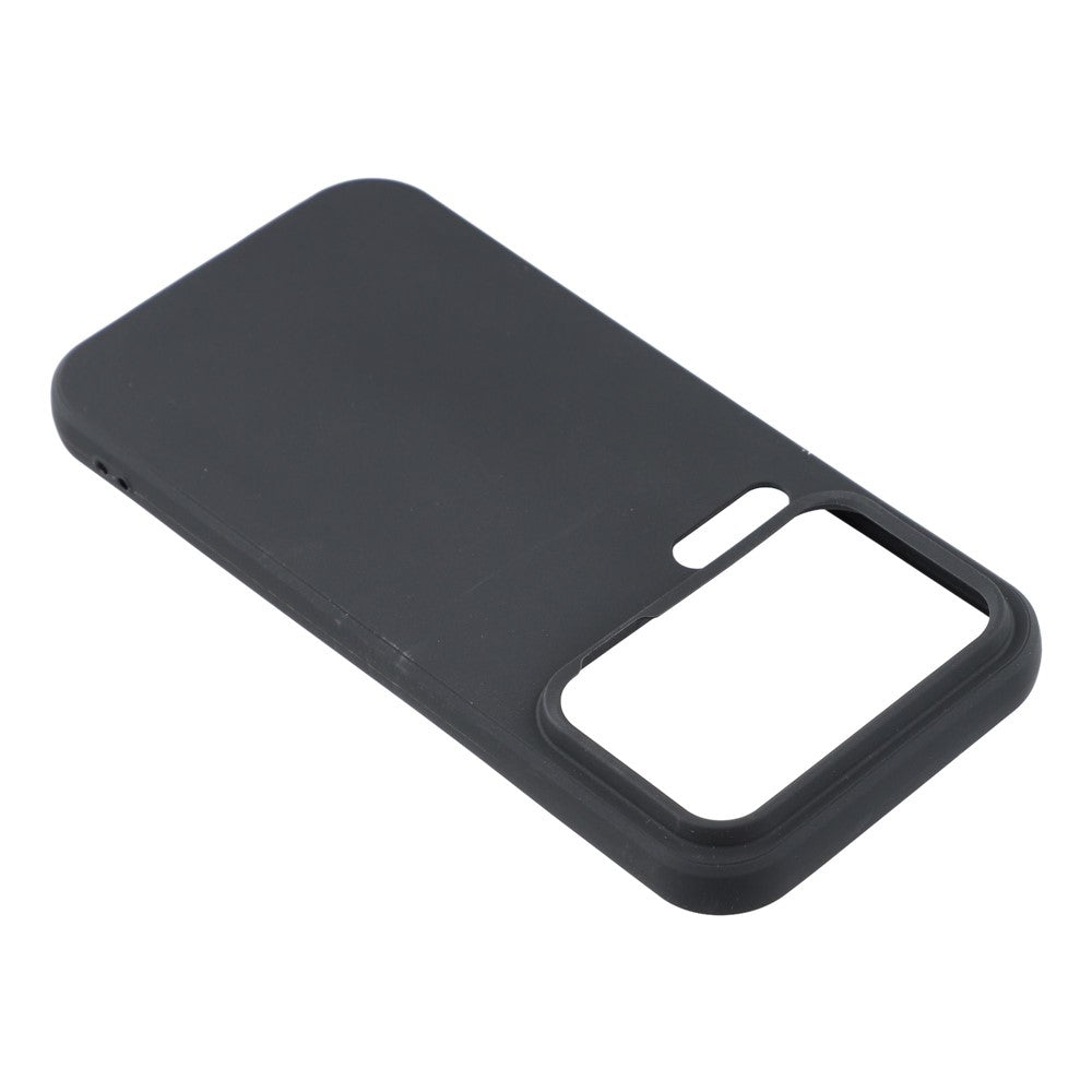 For Xiaomi 17 Pro Max Case Precise Cutouts Straight Edge TPU Shockproof Phone Cover - Black