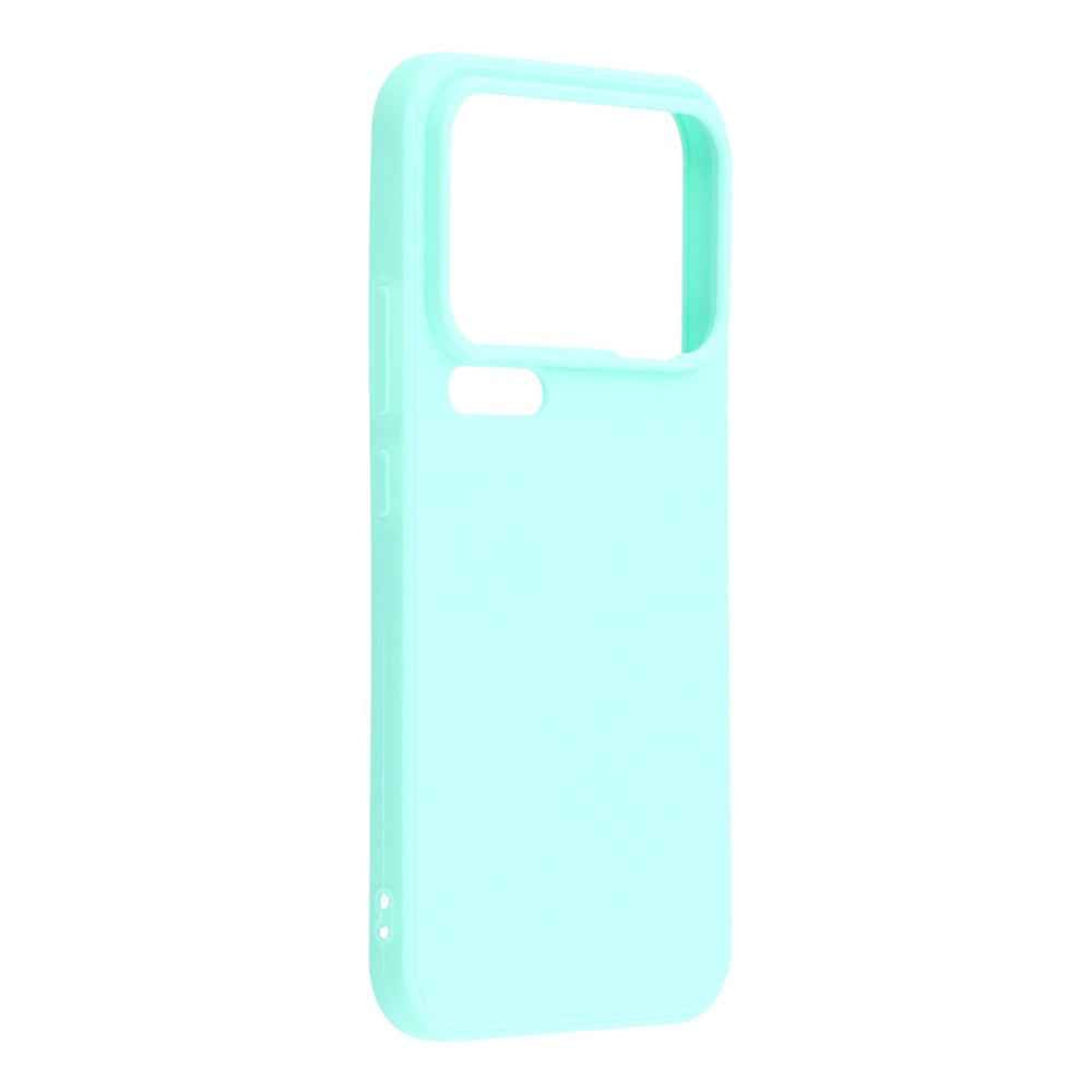 For Xiaomi 17 Pro Case Precise Cutouts Straight Edge TPU Shockproof Phone Cover - Baby Blue