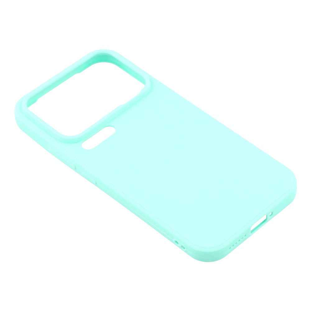 For Xiaomi 17 Pro Case Precise Cutouts Straight Edge TPU Shockproof Phone Cover - Baby Blue