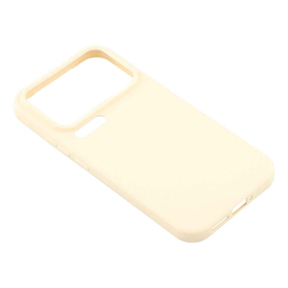 For Xiaomi 17 Pro Case Precise Cutouts Straight Edge TPU Shockproof Phone Cover - White