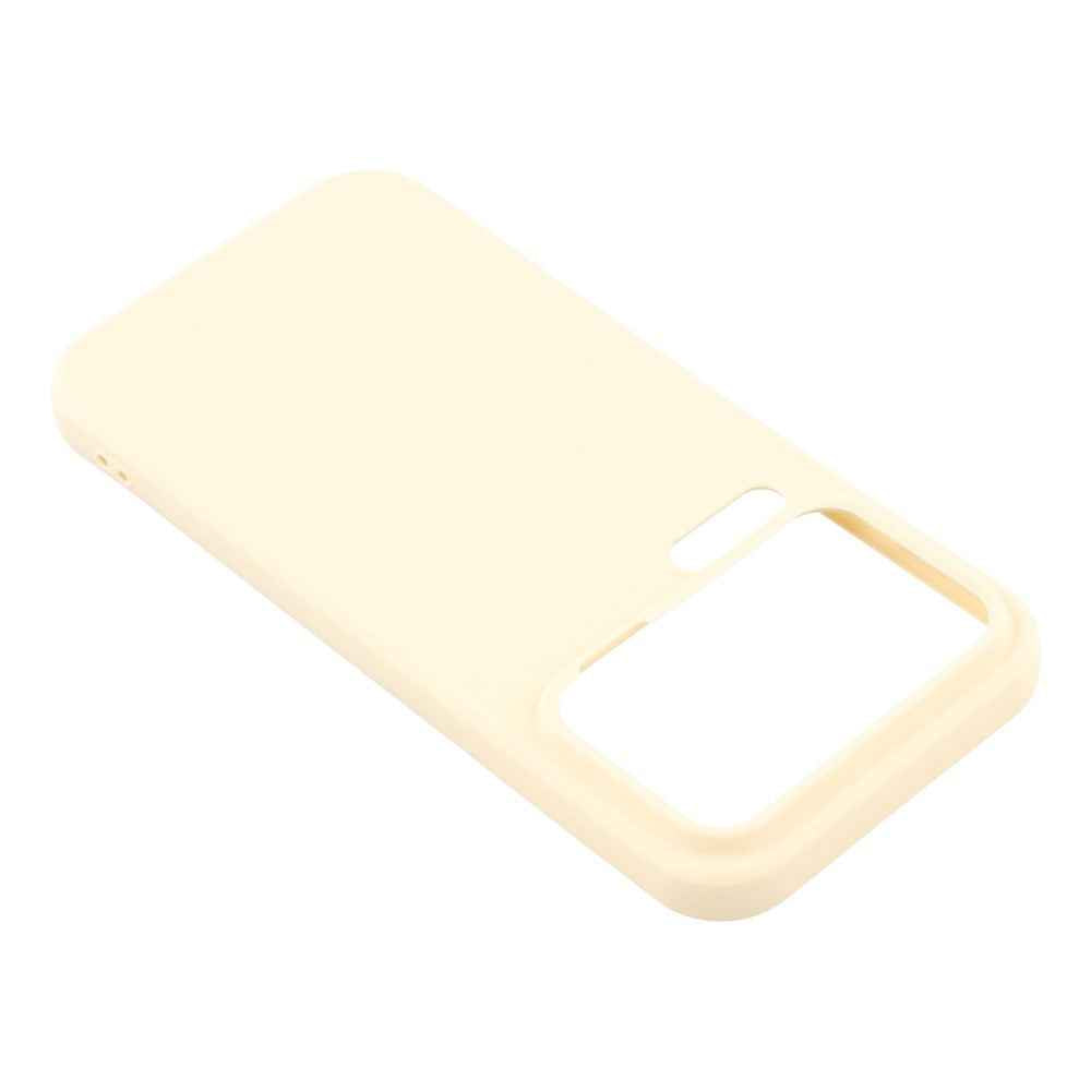 For Xiaomi 17 Pro Case Precise Cutouts Straight Edge TPU Shockproof Phone Cover - White