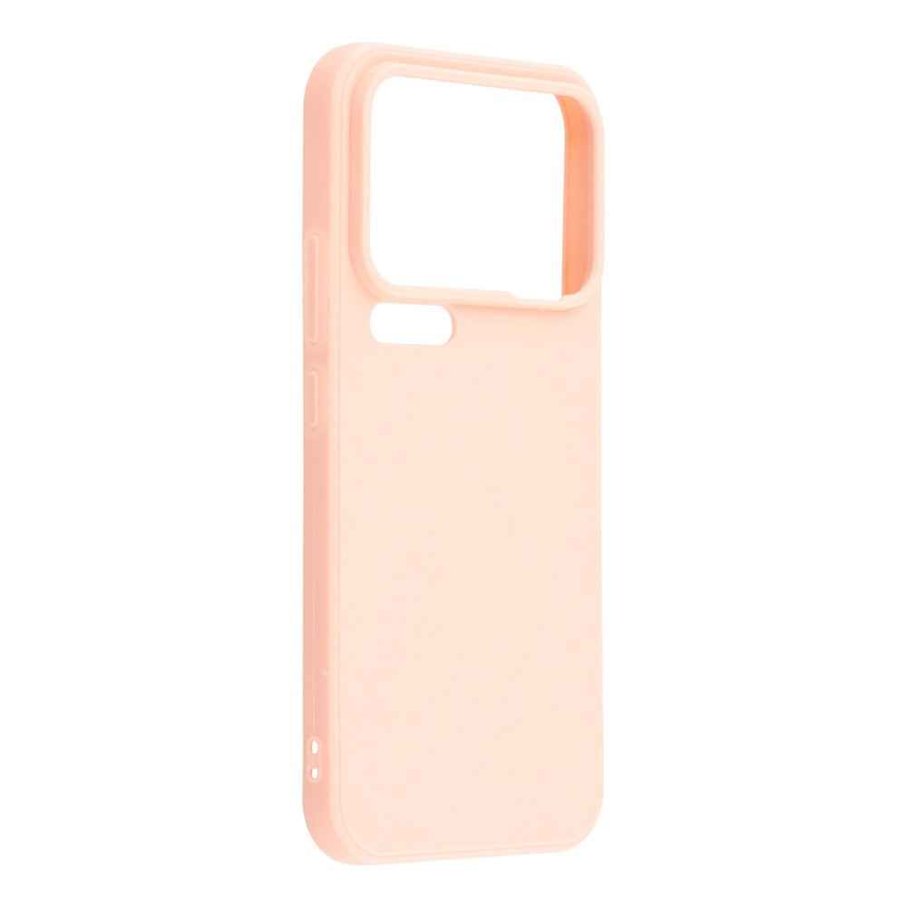 For Xiaomi 17 Pro Case Precise Cutouts Straight Edge TPU Shockproof Phone Cover - Pink