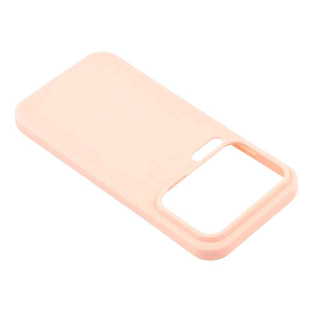 For Xiaomi 17 Pro Case Precise Cutouts Straight Edge TPU Shockproof Phone Cover - Pink