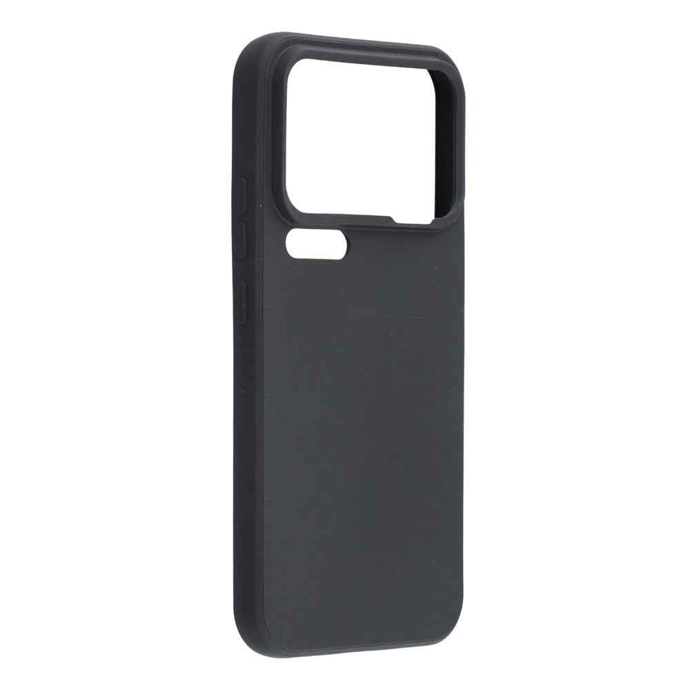 For Xiaomi 17 Pro Case Precise Cutouts Straight Edge TPU Shockproof Phone Cover - Black