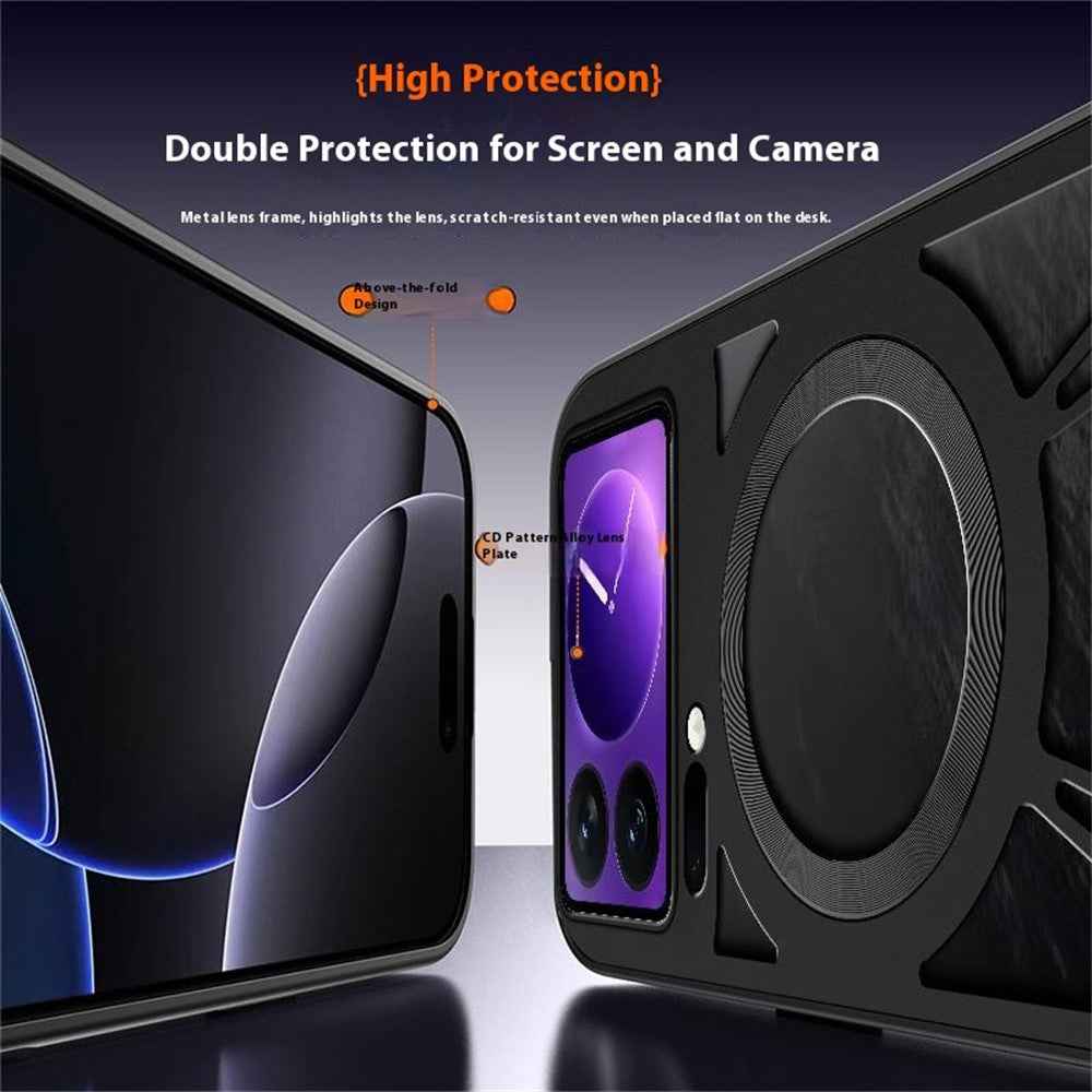 For Xiaomi 17 Pro Magnetic Case Hollow Heat Dissipation Silicone + PC + Metal Bumper Phone Cover - Silver