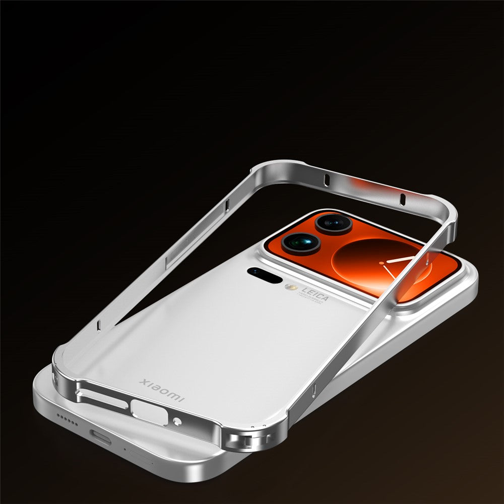 For Xiaomi 17 Pro Max Bumper Case Heat Dissipation Metal Frame Phone Cover - Green