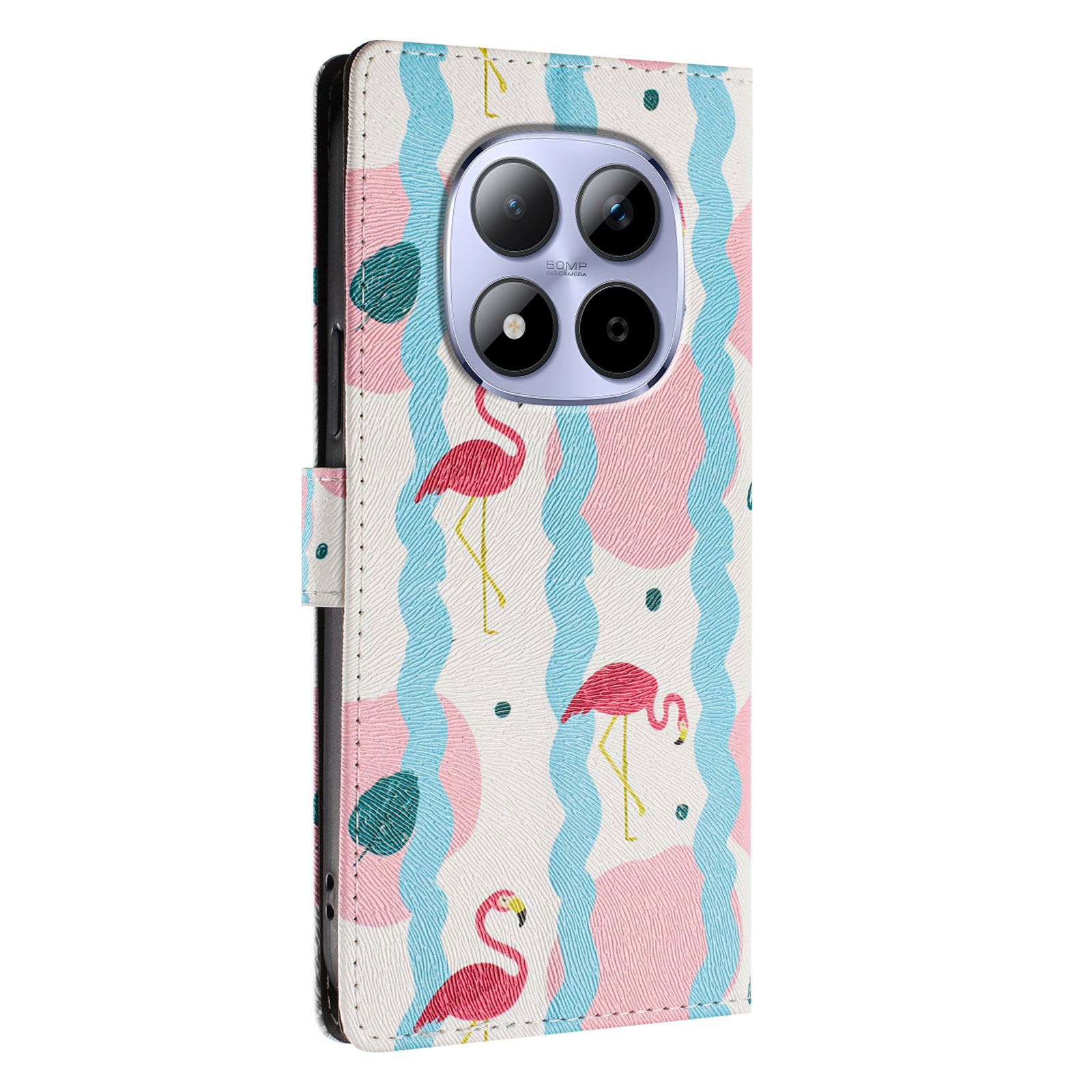 For Xiaomi Redmi Note 15 Pro 5G (Global) Case Pattern Print PU Leather Wallet Phone Cover with Wrist Strap - Birds