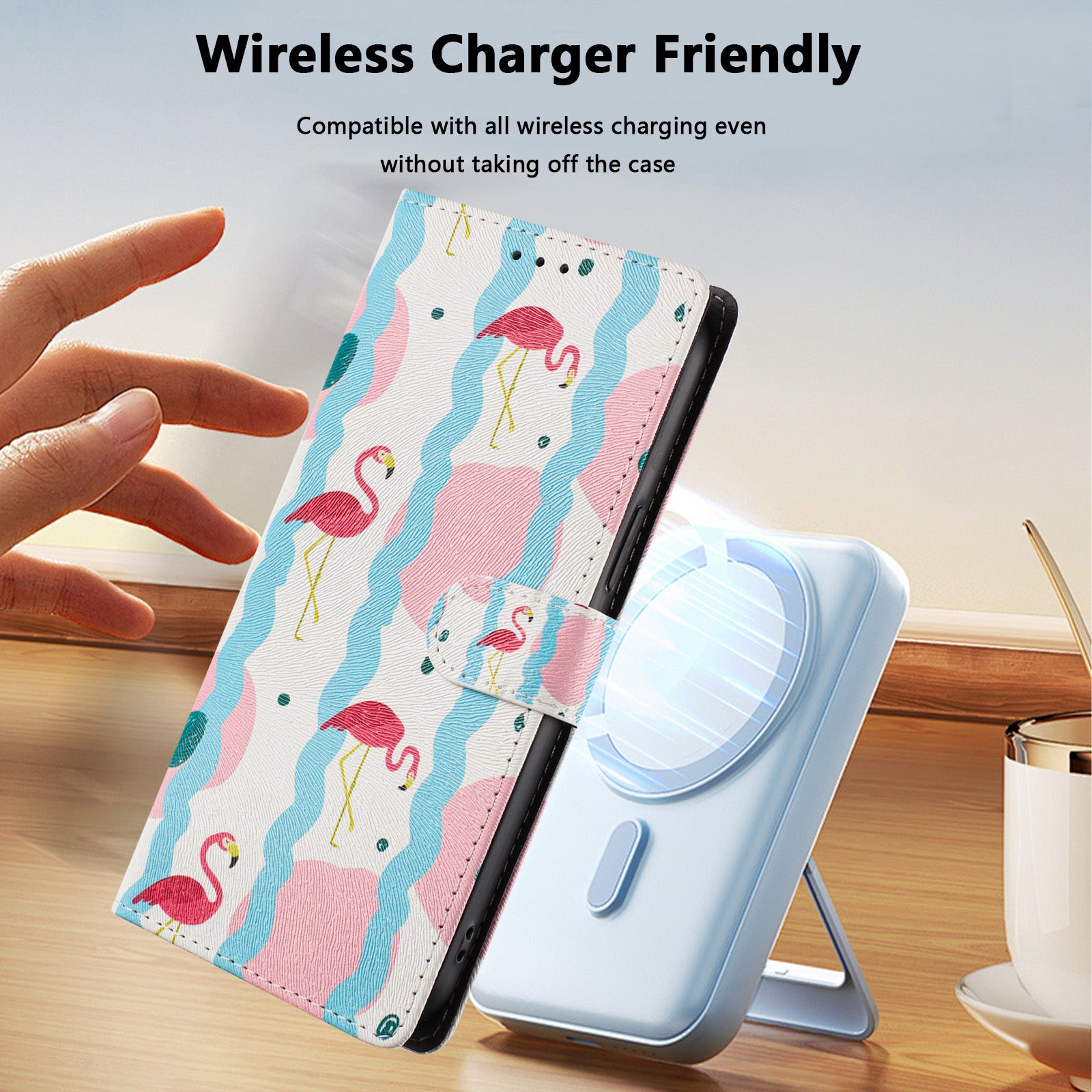 For Xiaomi Poco M8 Pro 5G / Redmi Note 15 Pro+ 5G (Global) Case Pattern Print PU Leather Wallet Phone Cover with Wrist Strap - Birds