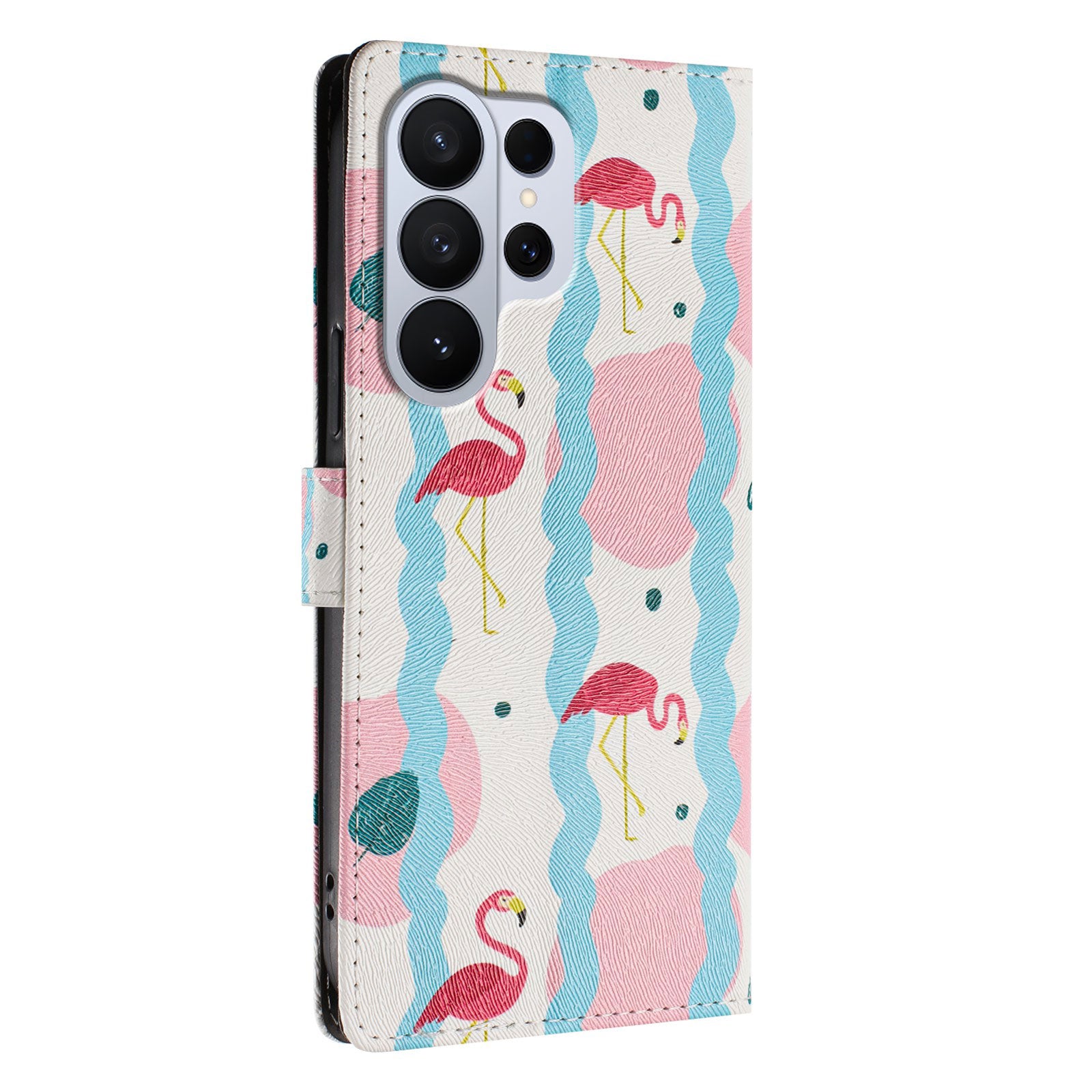For-Samsung-Galaxy-S26-Ultra-Case-Pattern-Print-PU-Leather-Wallet-Phone-Cover-with-Wrist-Strap-Birds