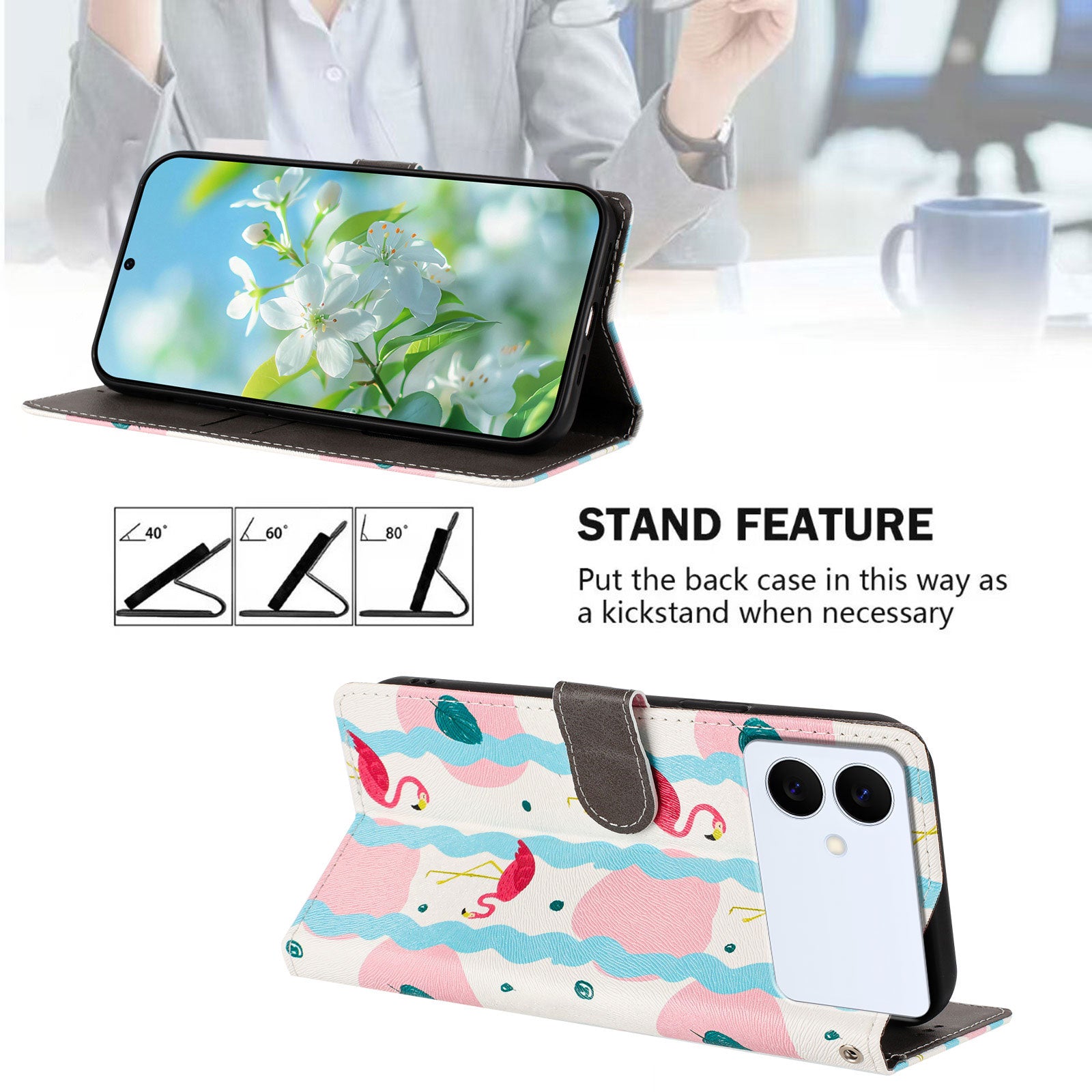 For-Samsung-Galaxy-S26-Edge-Case-Pattern-Print-PU-Leather-Wallet-Phone-Cover-with-Wrist-Strap-Birds