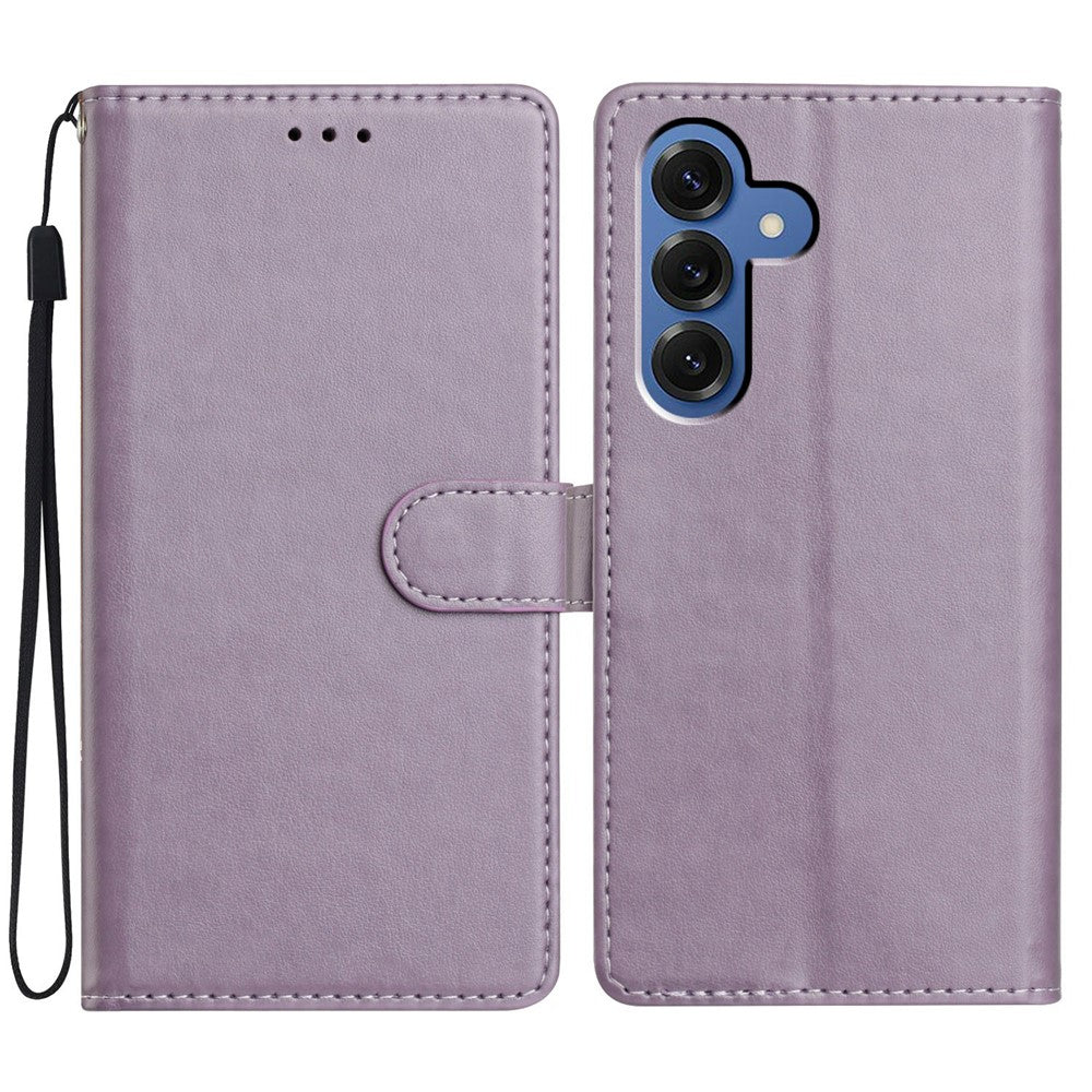 For-Samsung-Galaxy-S26-/-S26-Pro-Leather-Case-Wallet-Stand-Phone-Cover-with-Handy-Strap-Purple