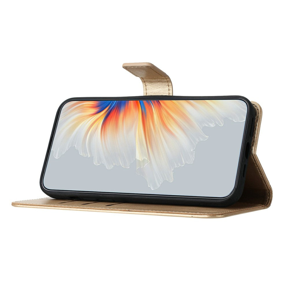 For-Samsung-Galaxy-S26-/-S26-Pro-Leather-Case-with-Card-Slots-Mandala-Pattern-Phone-Cover-Stand-Gold