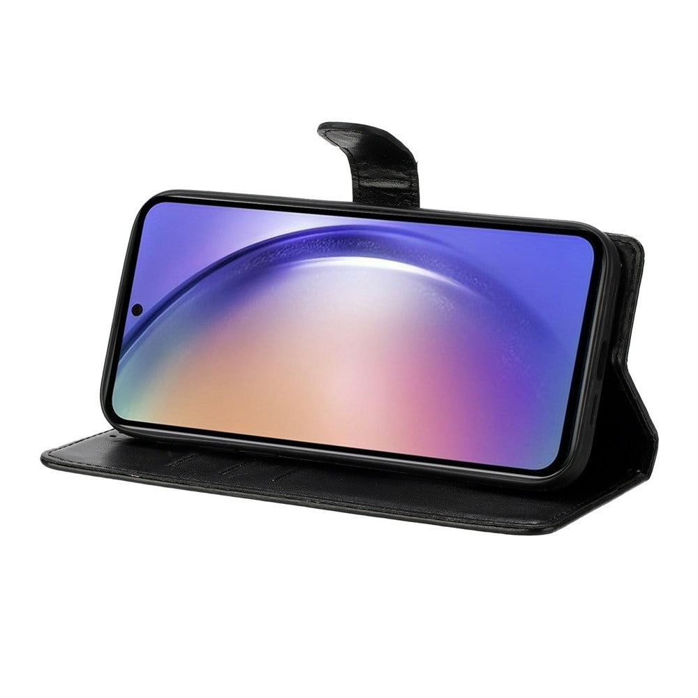 For-Samsung-Galaxy-S26-Ultra-Wallet-Case-Glitter-Anti-Scratch-Leather-Stand-Phone-Cover-with-Strap-Black