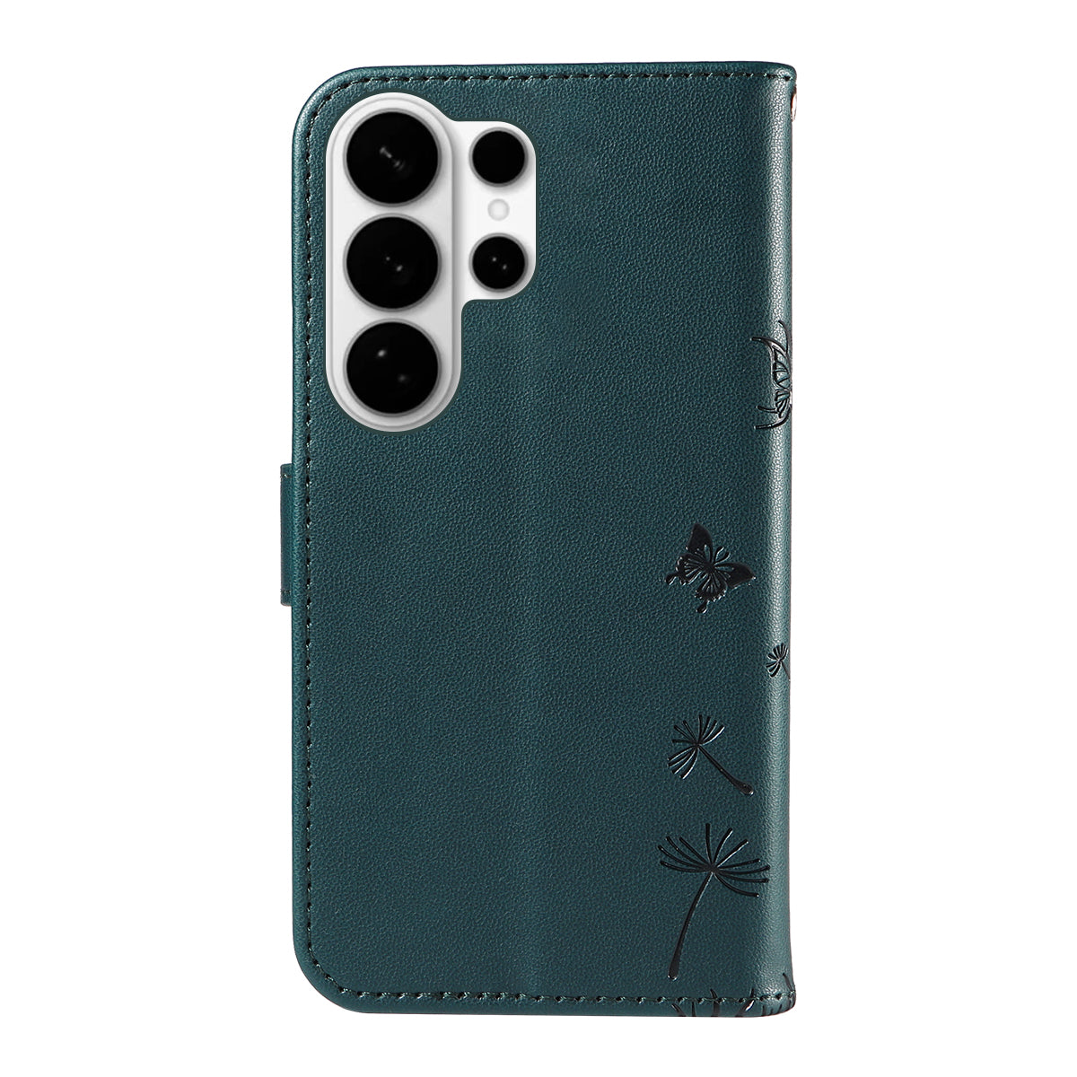 For-Samsung-Galaxy-S26-Ultra-Leather-Wallet-Case-with-Strap-Dandelion-Imprint-Phone-Stand-Cover-Blue