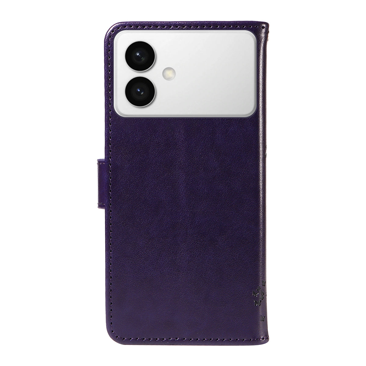 For-Samsung-Galaxy-S26-Edge-Phone-Case-with-Stand-Cat-Tree-Pattern-Leather-Wallet-Mobile-Cover-Purple