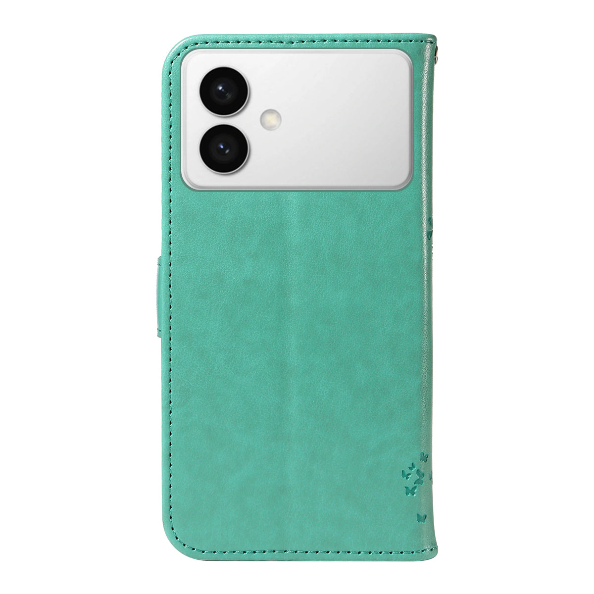 For-Samsung-Galaxy-S26-Edge-Phone-Case-with-Stand-Cat-Tree-Pattern-Leather-Wallet-Mobile-Cover-Green