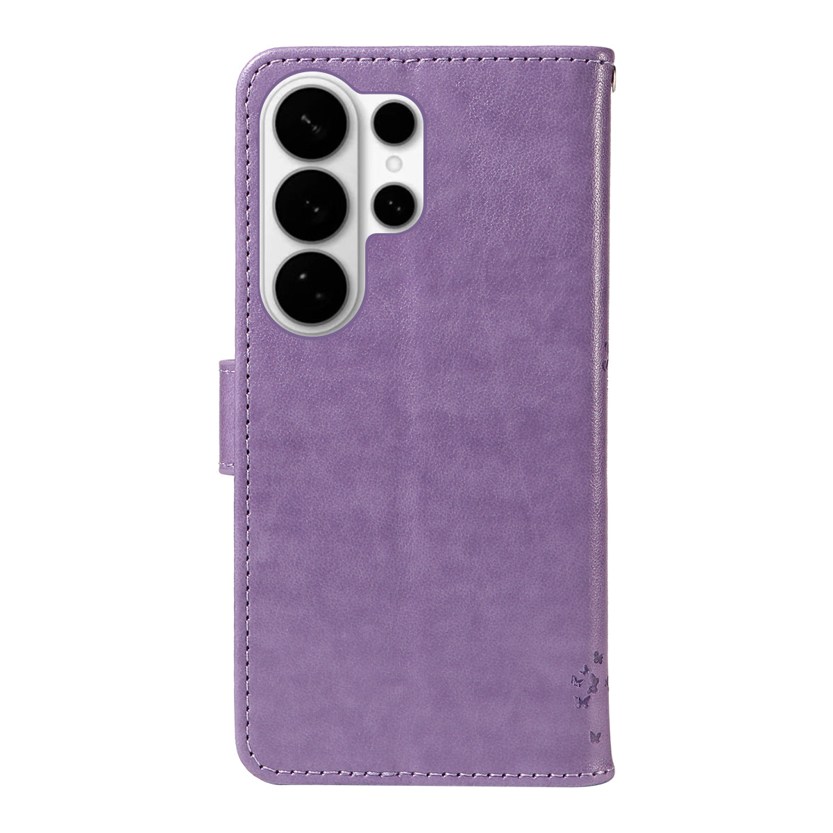 For-Samsung-Galaxy-S26-Ultra-Phone-Case-with-Stand-Cat-Tree-Pattern-Leather-Wallet-Mobile-Cover-Light-Purple