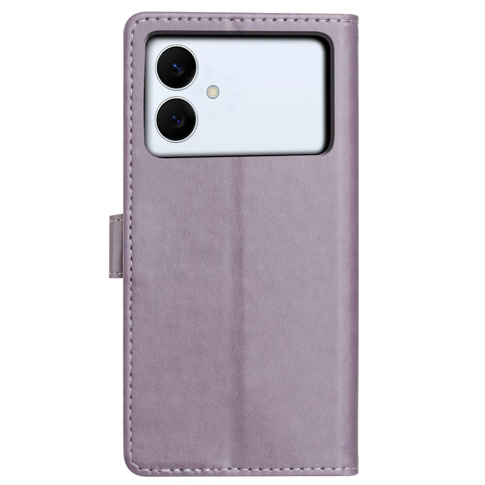 For-Samsung-Galaxy-S26-Edge-Leather-Case-Wallet-Stand-Phone-Cover-with-Handy-Strap-Purple