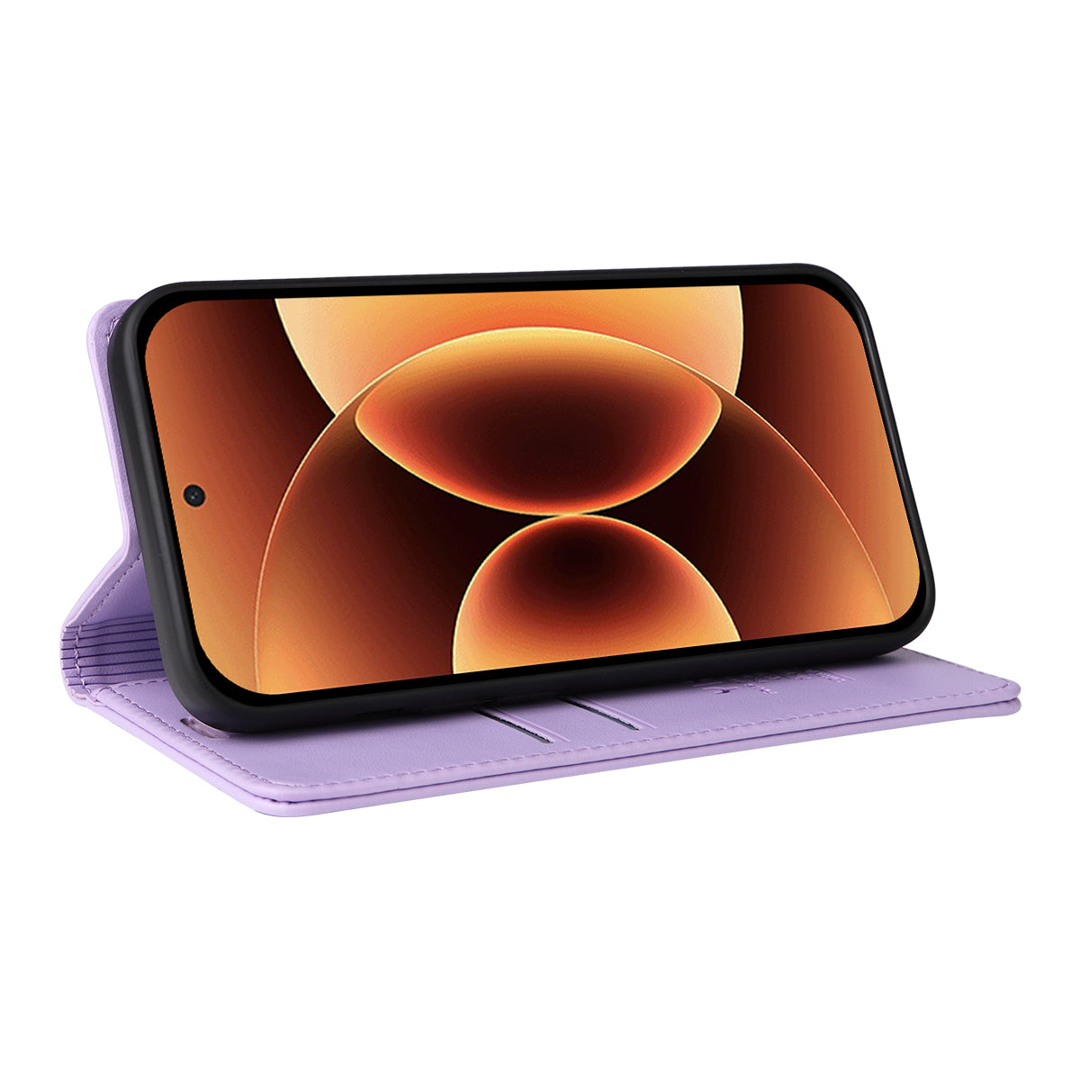 For Xiaomi 17 Pro Max Phone Cases YIKATU Magnetic Closure PU Leather Mobile Cover -  Light Purple