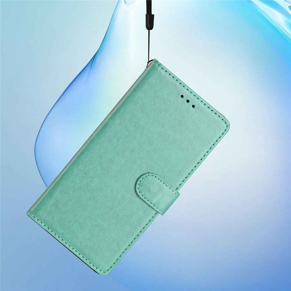 For Xiaomi 17 Pro Leather Case Wallet Stand Phone Cover with Handy Strap - Green