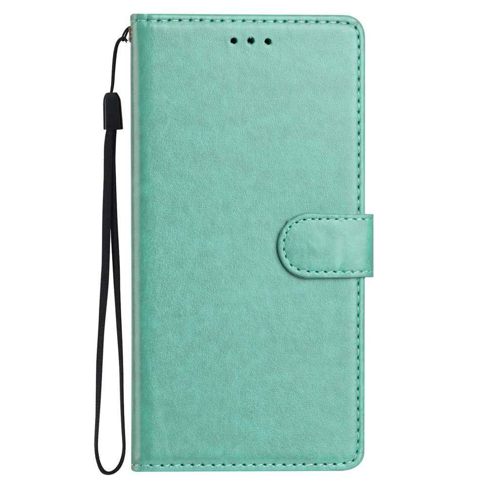 For Xiaomi 17 Pro Leather Case Wallet Stand Phone Cover with Handy Strap - Green