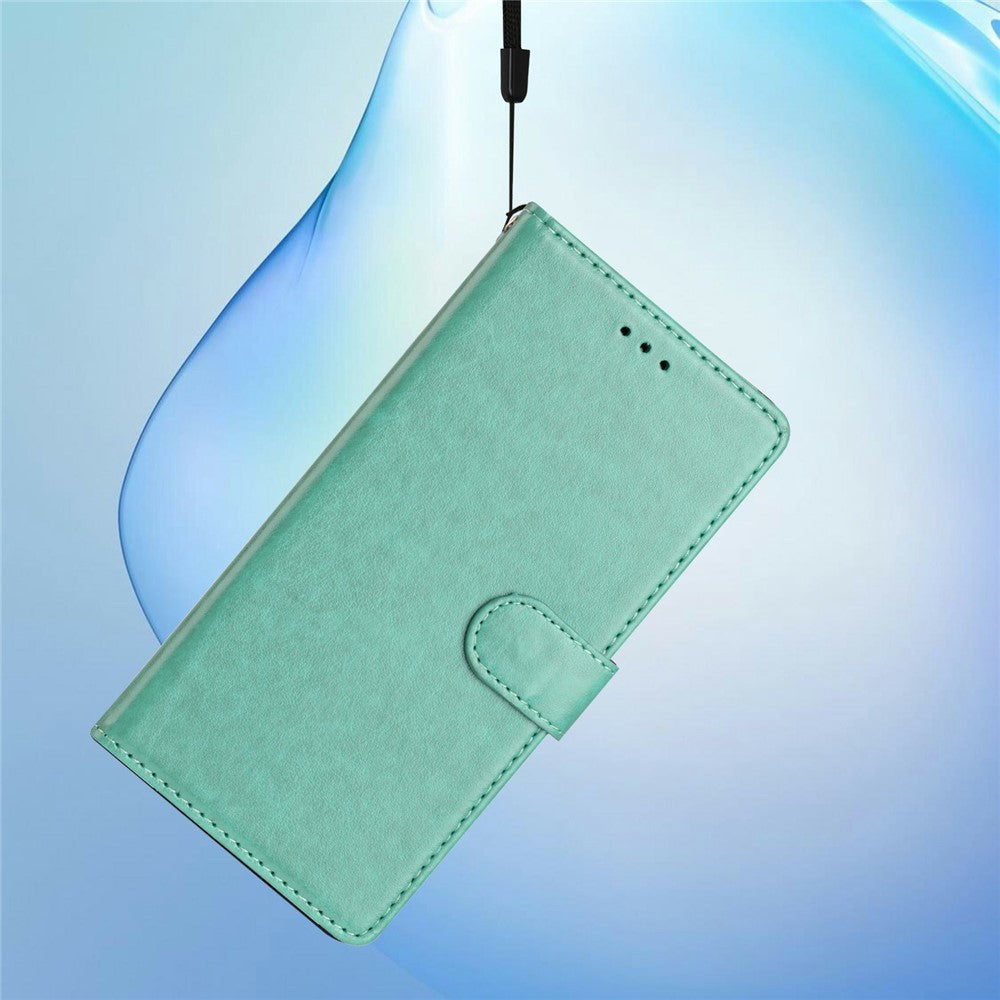 For Xiaomi 17 Pro Max Leather Case Wallet Stand Phone Cover with Handy Strap - Green
