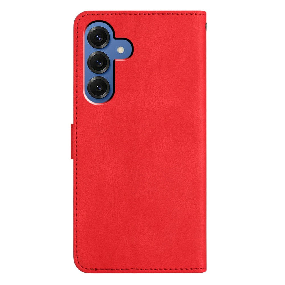 For-Samsung-Galaxy-S26-/-S26-Pro-Case-Crazy-Horse-Texture-PU-Leather-Wallet-Stand-Phone-Cover-Red